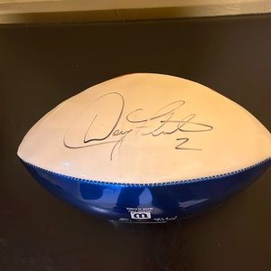 Doug Flutie signed Football. Heisman Trophy winner BC Eagles. W /COA